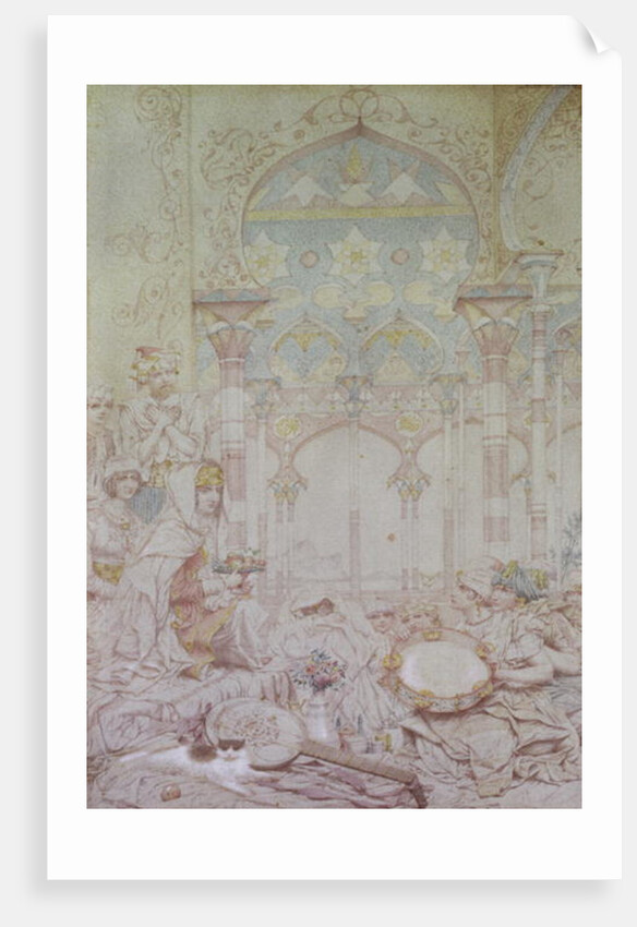 Fantasy in a Egyptian Harem, 1865 by Richard Dadd