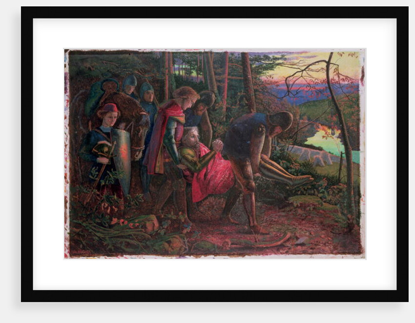 The Knight of the Sun, 1860 by Arthur Hughes