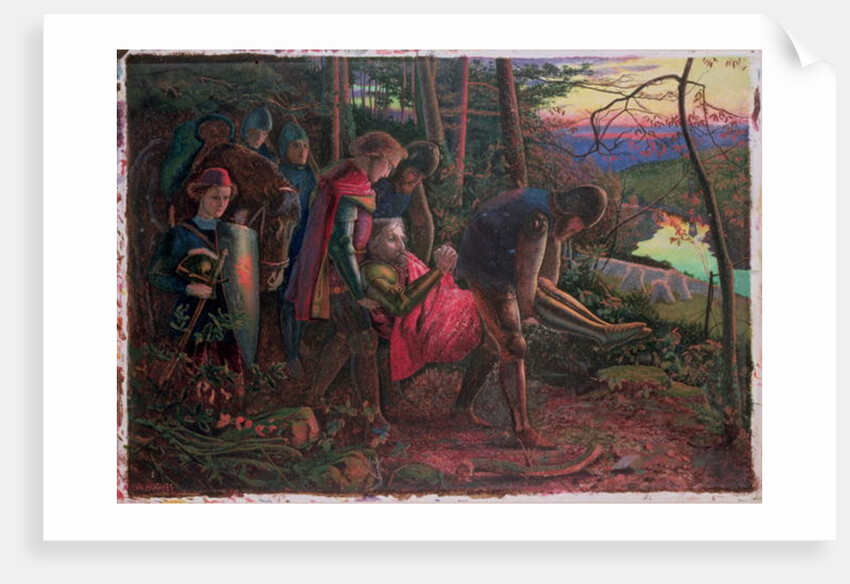 The Knight of the Sun, 1860 by Arthur Hughes