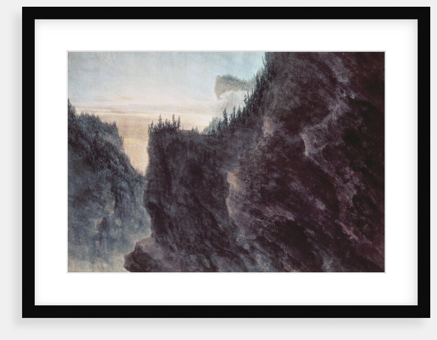 Entrance to the Valley of the Grande Chartreuse, 18th century by John Robert Cozens