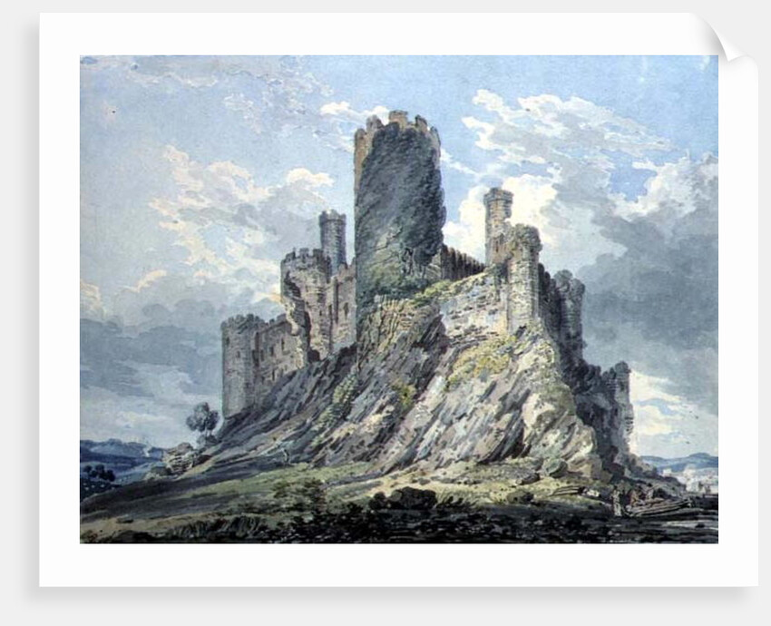 Conway Castle, 18th century by Thomas Girtin
