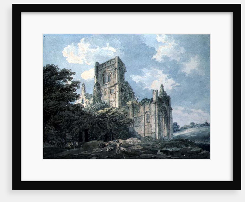 Kirkstall Abbey, Yorkshire, 18th century by Thomas Girtin