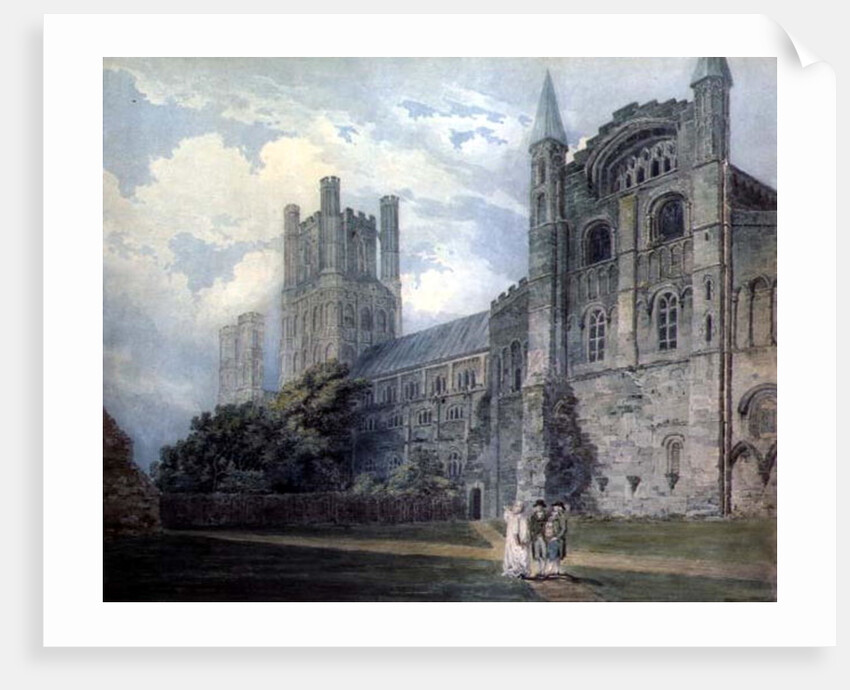 Ely Cathedral, 18th century by Thomas Girtin