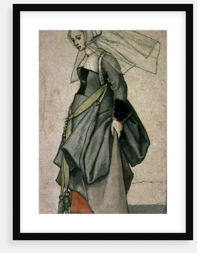 A Young English Woman, 16th century by Hans Holbein the Younger