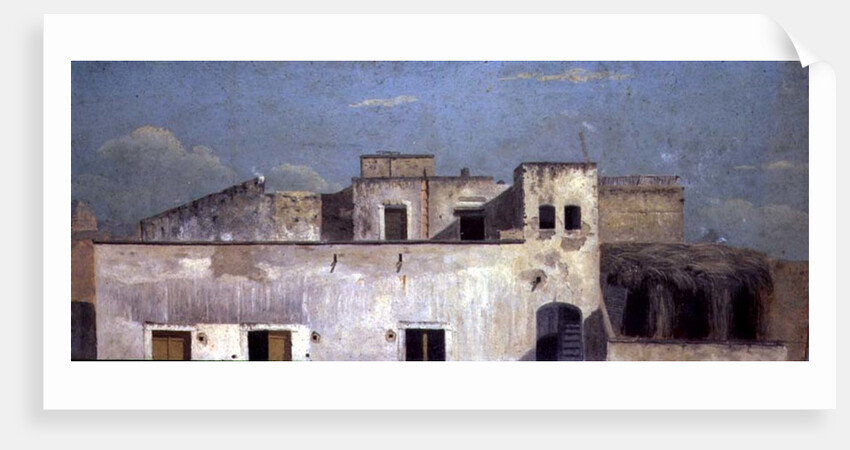 Rooftops in Naples, 18th century by Thomas Jones