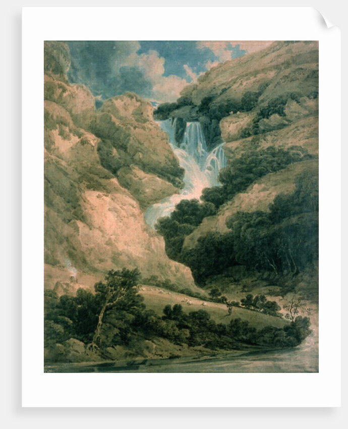 The Gorge of Watendlath with the Falls of Lodore by Thomas Girtin