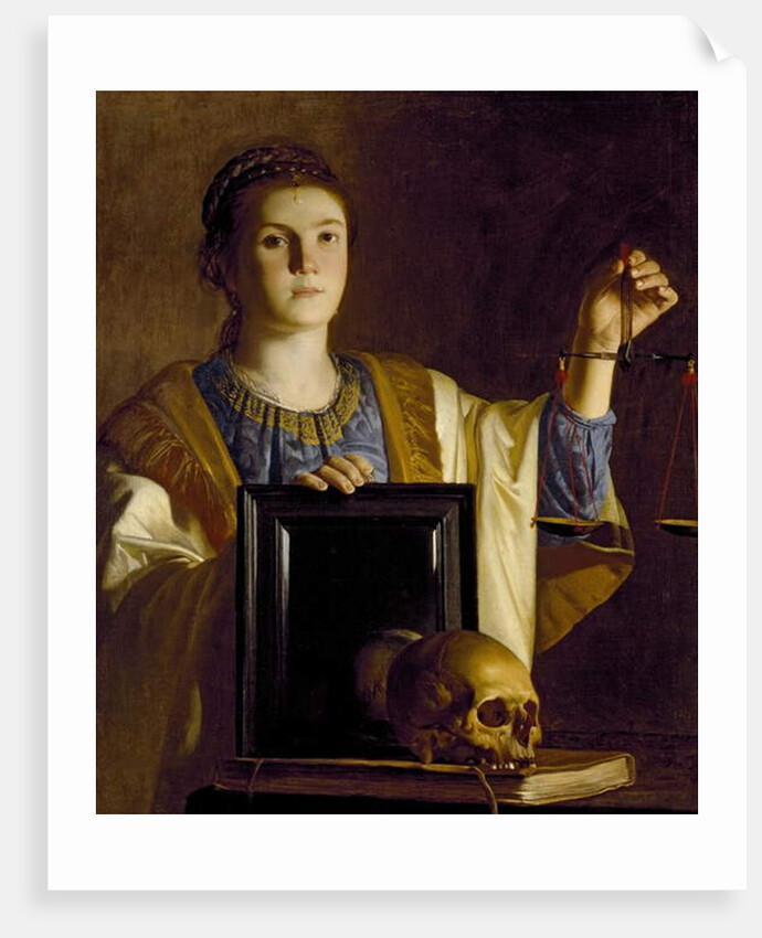 Truth presenting a Mirror to the Vanities of the World, c.1625 by Dutch School