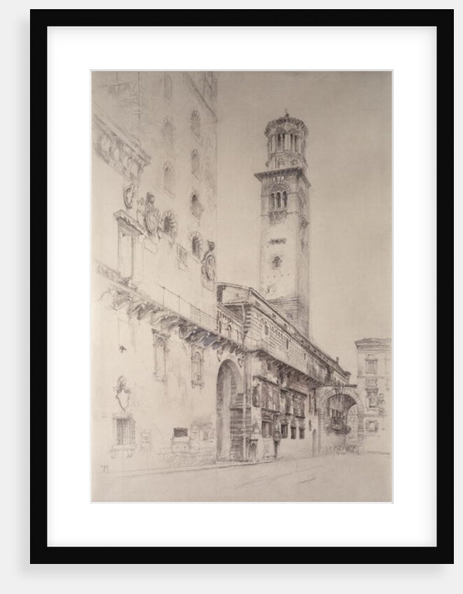Piazza dei Signori, Verona, 19th century by John Ruskin