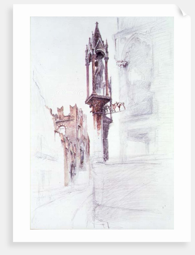 The Tomb of Cansignorio, Santa Maria Antica, Verona by John Ruskin