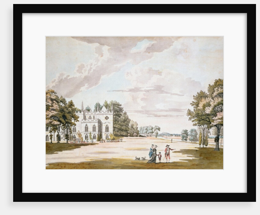 The South Front of Strawberry Hill, 18th century by Paul Sandby