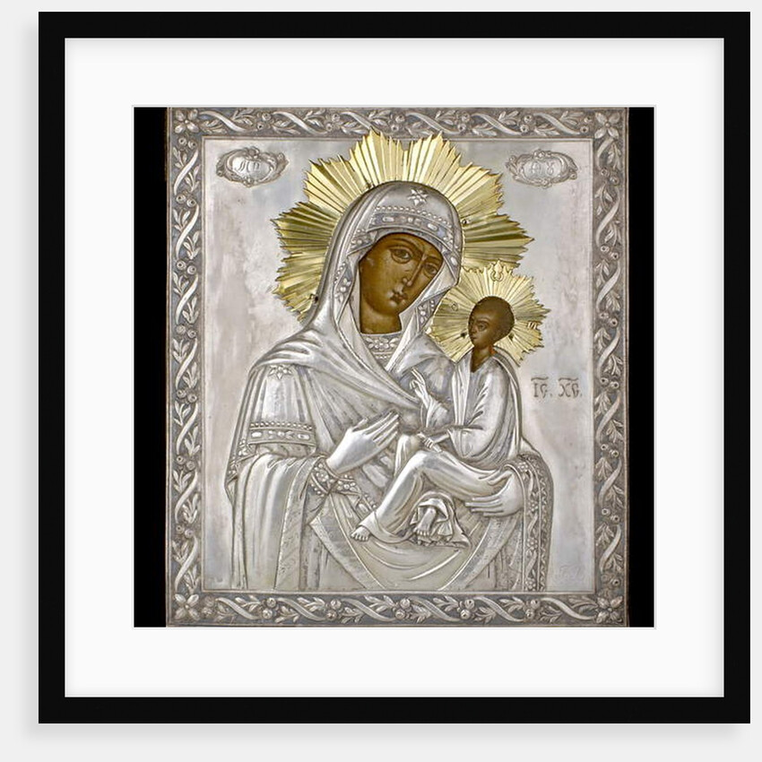 Icon of the Virgin Hodegetria by School Russian