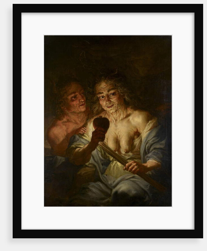 An Old Woman holding a Heart: 'Envy', c.1642 by Jacque de l' (attributed to) Ange