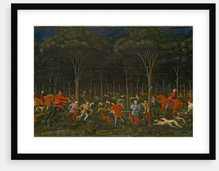 The Hunt in the Forest, c.1465-70 by Paolo Uccello