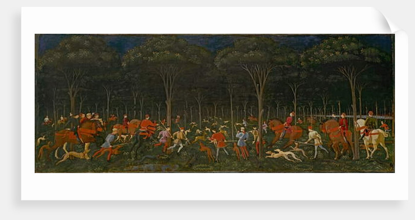 The Hunt in the Forest, c.1465-70 by Paolo Uccello