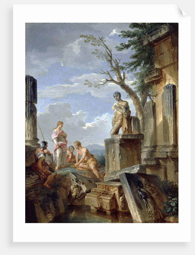 Ruins with a Sibyl and other Figures, c.1720 by Giovanni Paolo Pannini or Panini