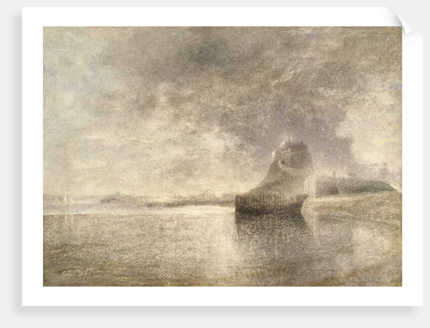 Holy Island Castle, Northumbria, c.1882-3 by Alfred William Hunt