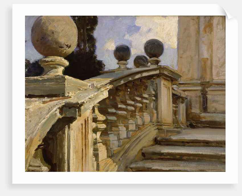 A Balustrade by John Singer Sargent