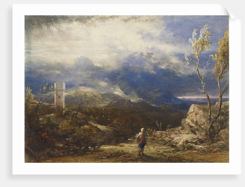 Christian Descending into the Valley of Humiliation, 1848 by Samuel Palmer