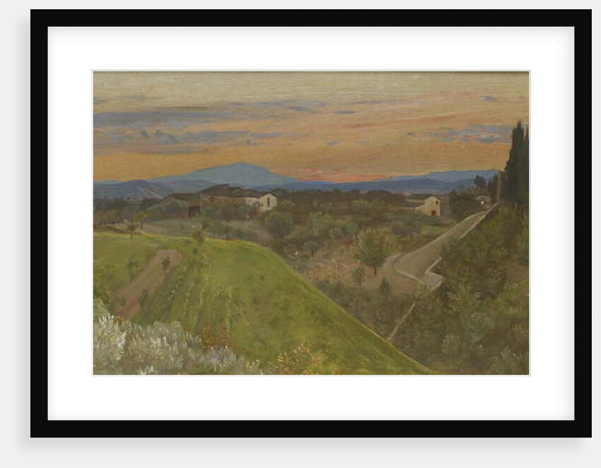 View of Monte Amiata, Tuscany, c.1880 by Giovanni Costa