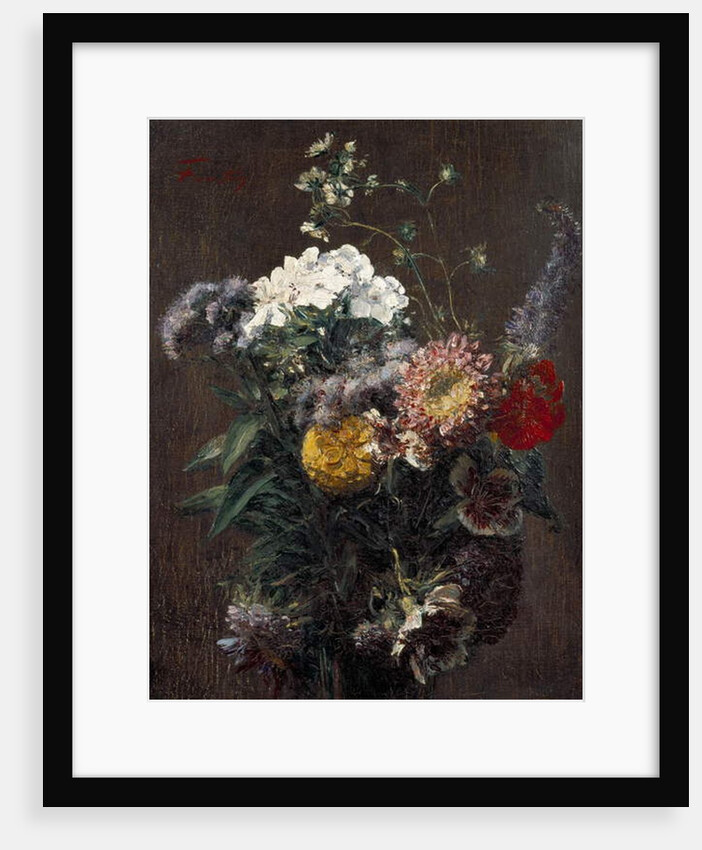 Still Life: mixed Flowers by Ignace Henri Jean Fantin-Latour