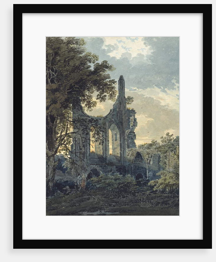 Byland Abbey, Yorkshire, c.1793 by Thomas Girtin