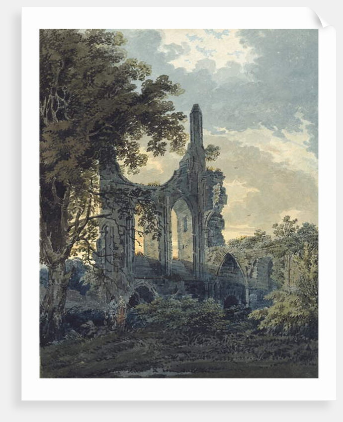 Byland Abbey, Yorkshire, c.1793 by Thomas Girtin