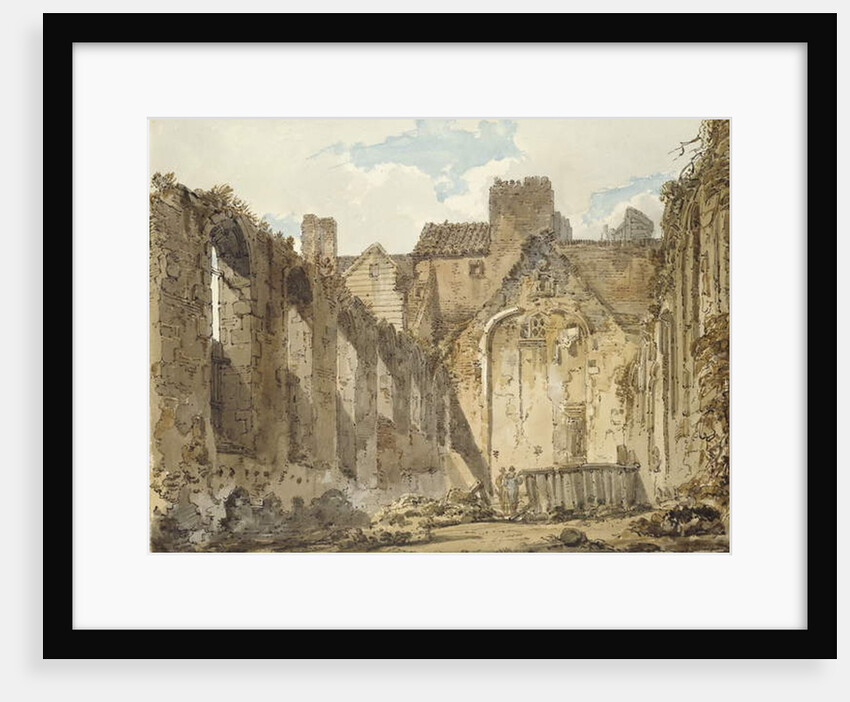 The Ruins of the Chapel in the Savoy Palace, London, c.1795-96 by Thomas Girtin