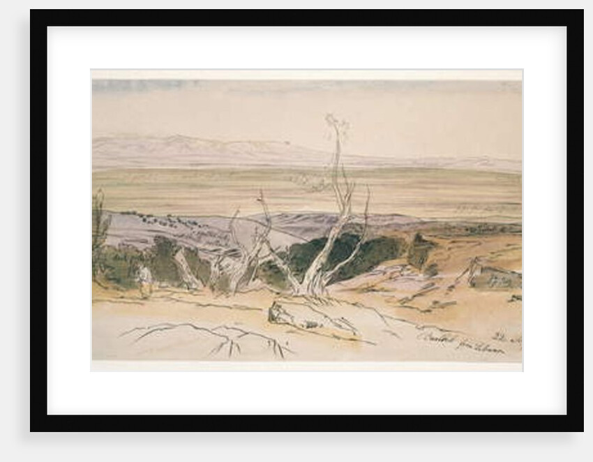 Baalbek from Lebanon, 1858 by Edward Lear