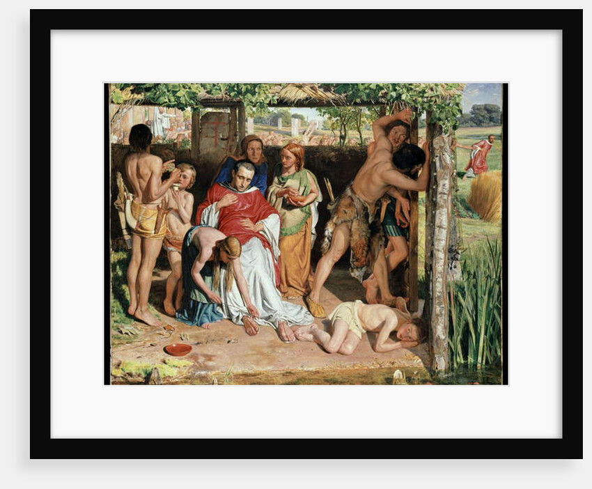 A converted British Family sheltering a Christian Missionary from the Persecution of the Druids, 1850 by William Holman Hunt