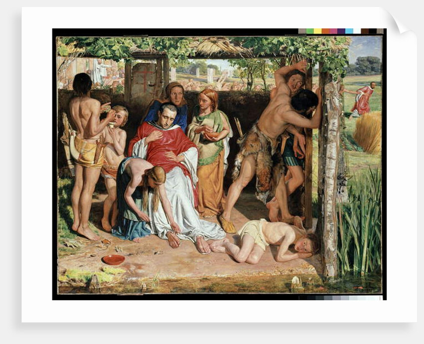 A converted British Family sheltering a Christian Missionary from the Persecution of the Druids, 1850 by William Holman Hunt