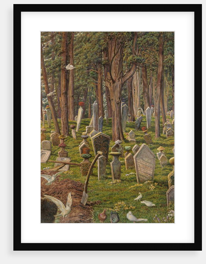 The Sleeping City: the Cemetery of Pera, Constantinople, 1856 - 1888 by William Holman Hunt