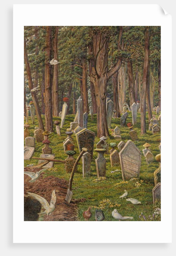 The Sleeping City: the Cemetery of Pera, Constantinople, 1856 - 1888 by William Holman Hunt