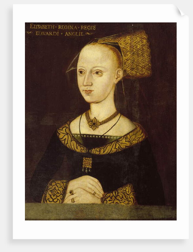 Elizabeth Woodville, Queen of Edward IV, c.1500 by British School