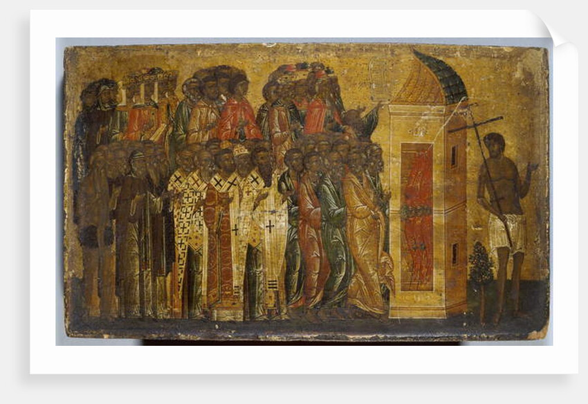 Icon of The Just entering Paradise, early 16th century by School Russian