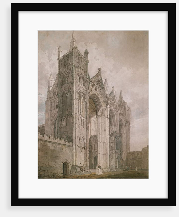 West Front of Peterborough Cathedral, 1794 by Thomas Girtin