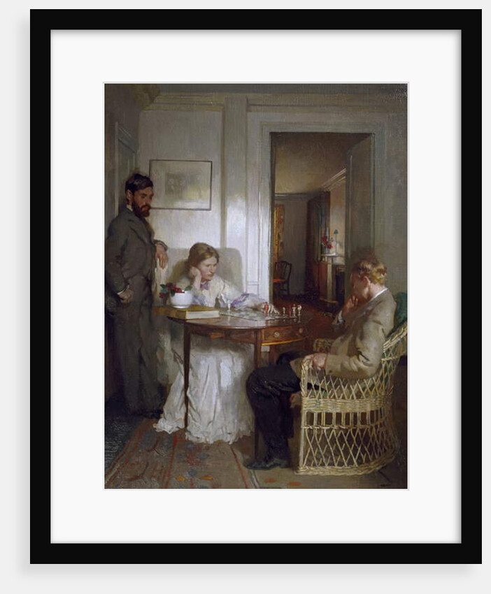 The Chess Players, pre 1902 by William Orpen