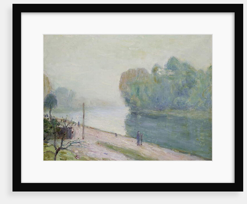 A Bend in the River Loing, 1896 by Alfred Sisley