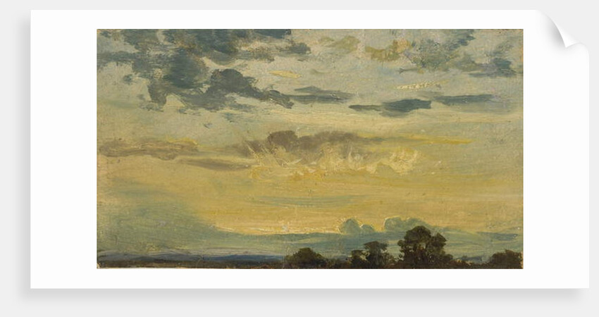 Summer Sunset by John Constable