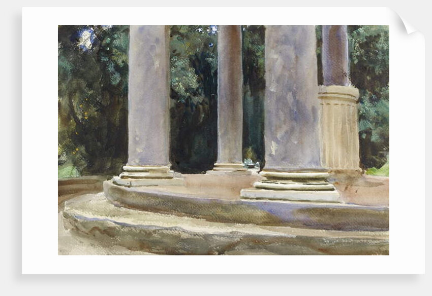 A View between the Columns of a Tempietto by John Singer Sargent