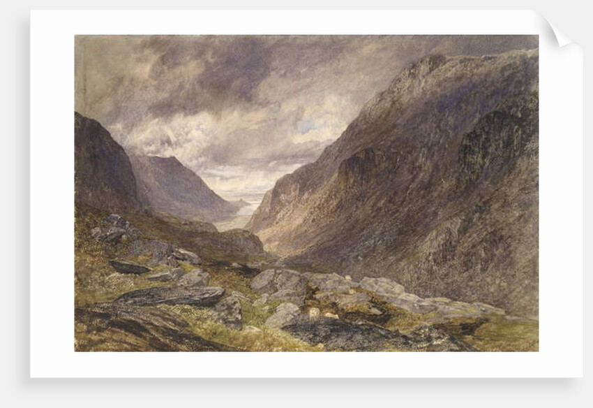 Pass of Llanberis, c.1853 by Alfred William Hunt