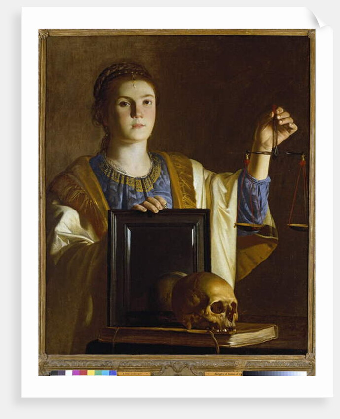 Truth presenting a Mirror to the Vanities of the World, c.1620-1630 by Northern European School