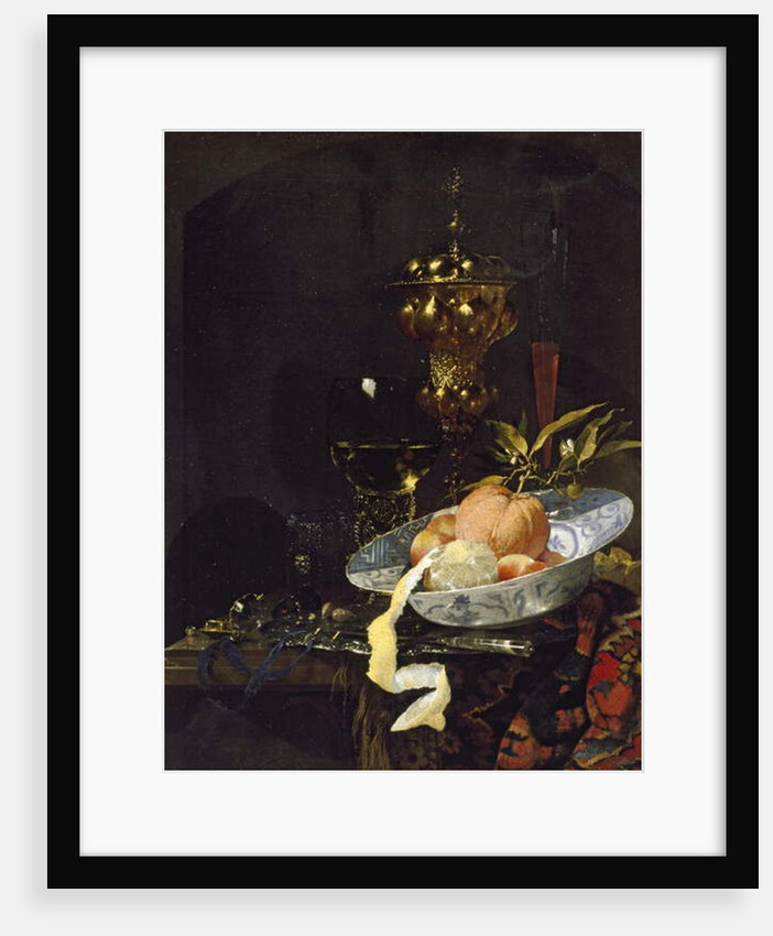 Still Life with an oriental Rug, early 1660s by Willem Kalf