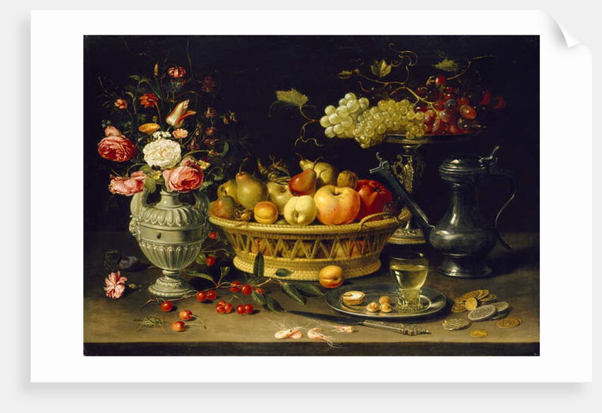 Still Life of Fruit and Flowers, 1608 - 1621 by Clara Peeters