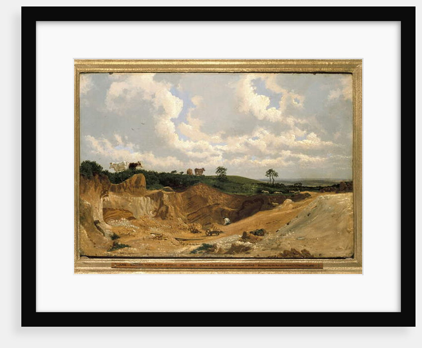Gravel Pit on Shotover Hill, near Oxford, c. 1818 by William Turner