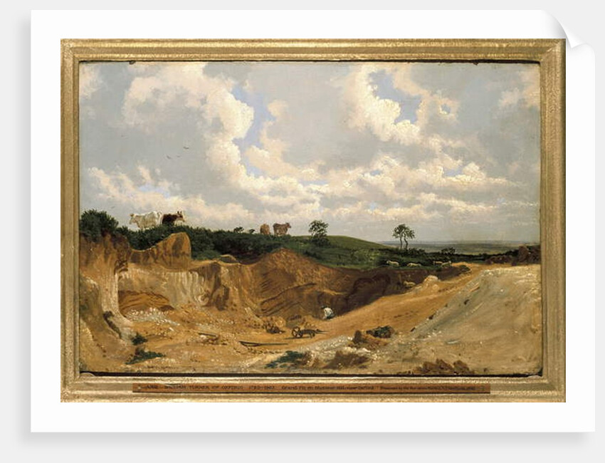 Gravel Pit on Shotover Hill, near Oxford, c. 1818 by William Turner