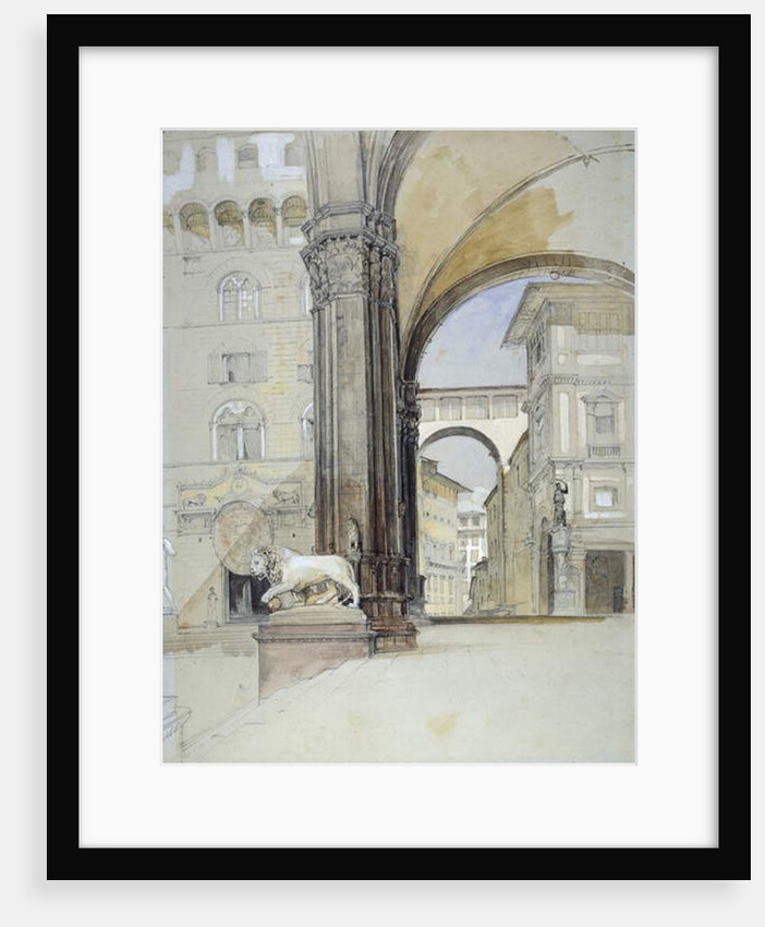 Florence: The Palazzo Vecchio and the Uffizi by John Frederick Lewis