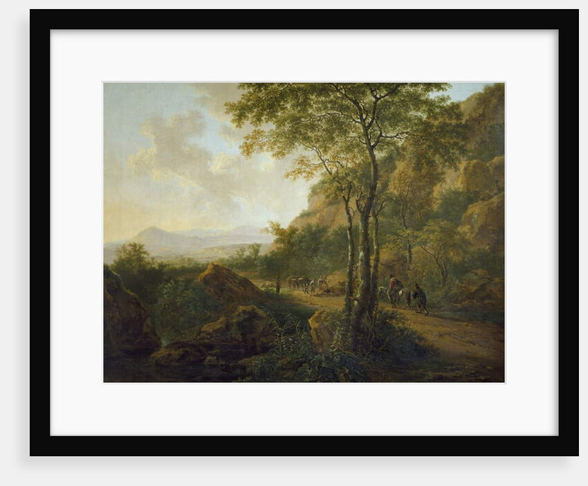 Italianate Landscape with Muleteers by Jan Both