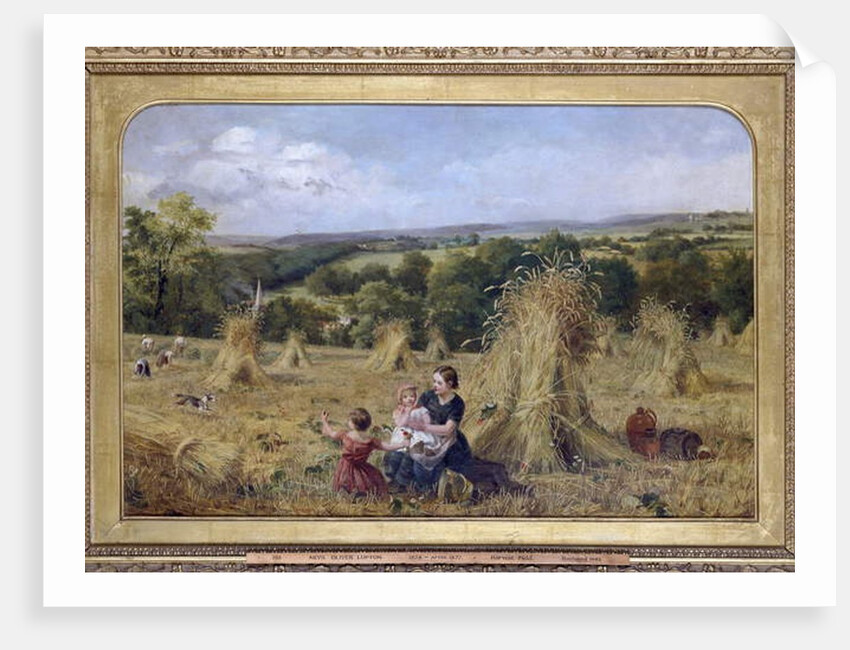 The Harvest Field, 1857 - 1858 by Nevil Oliver Lupton