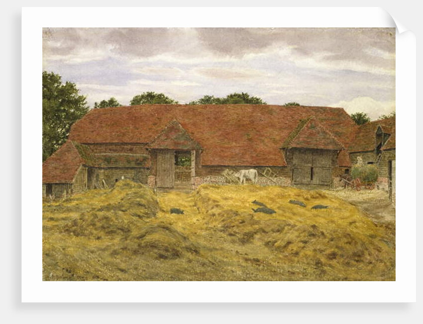 Red Barn at Whitchurch, 1868 by George Price Boyce