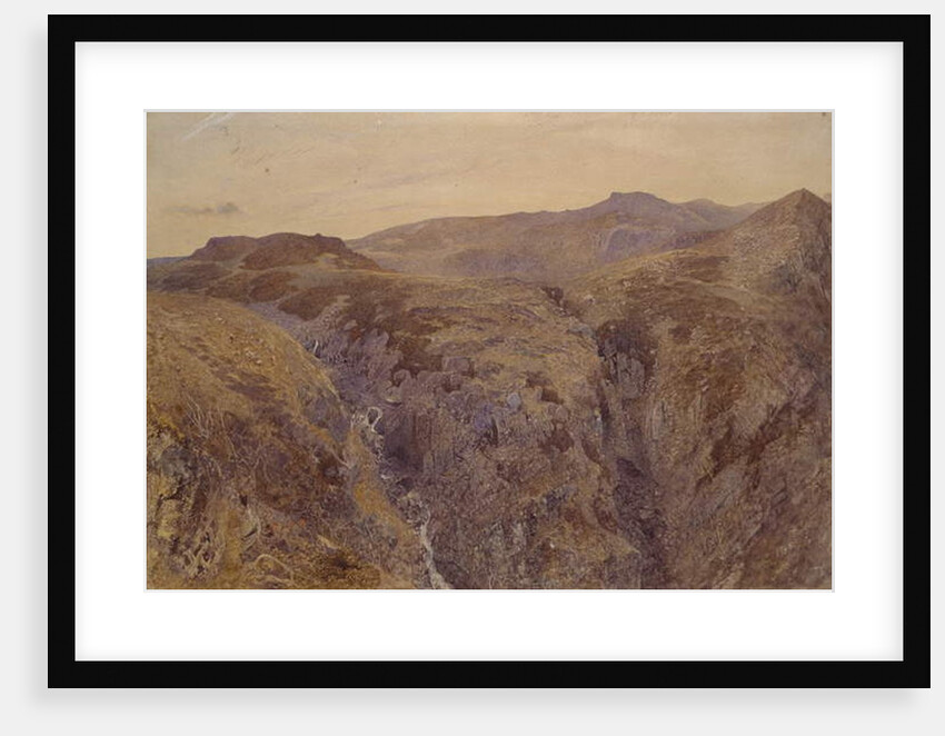 Welsh Landscape, 1858 by Alfred William Hunt